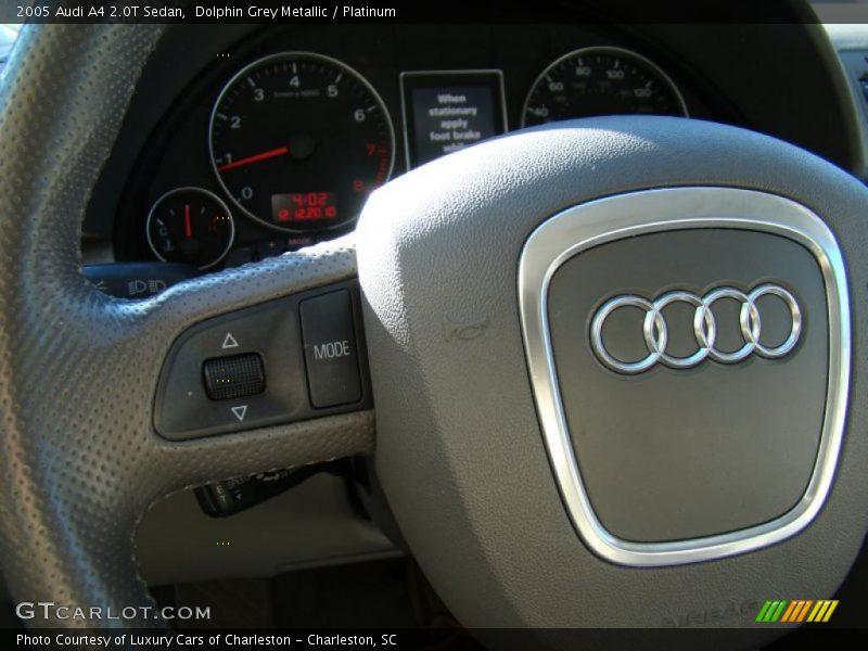 Dolphin Grey Metallic / Platinum 2005 Audi A4 2.0T Sedan