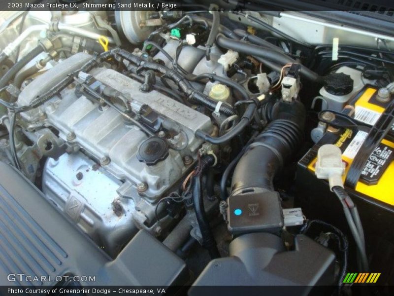  2003 Protege LX Engine - 2.0 Liter DOHC 16-Valve 4 Cylinder