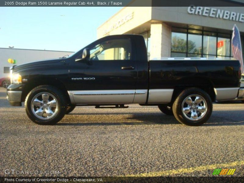 Black / Taupe 2005 Dodge Ram 1500 Laramie Regular Cab 4x4