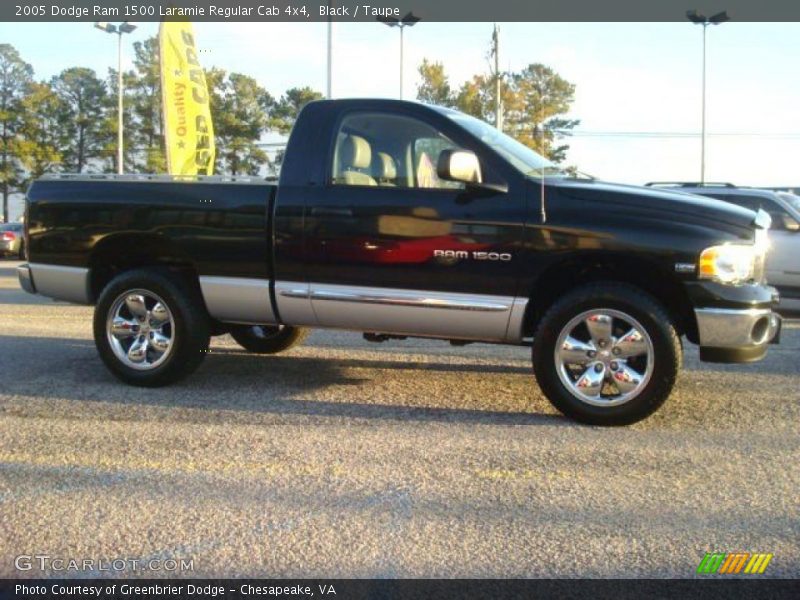 Black / Taupe 2005 Dodge Ram 1500 Laramie Regular Cab 4x4