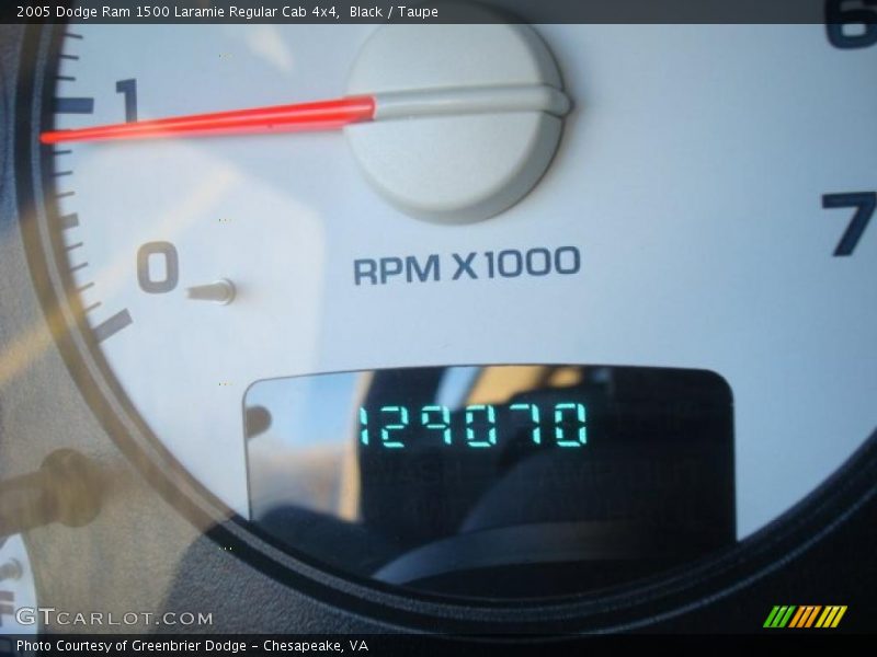 Black / Taupe 2005 Dodge Ram 1500 Laramie Regular Cab 4x4