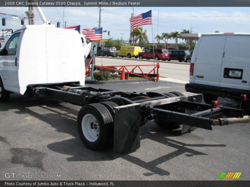 Summit White / Medium Pewter 2008 GMC Savana Cutaway 3500 Chassis