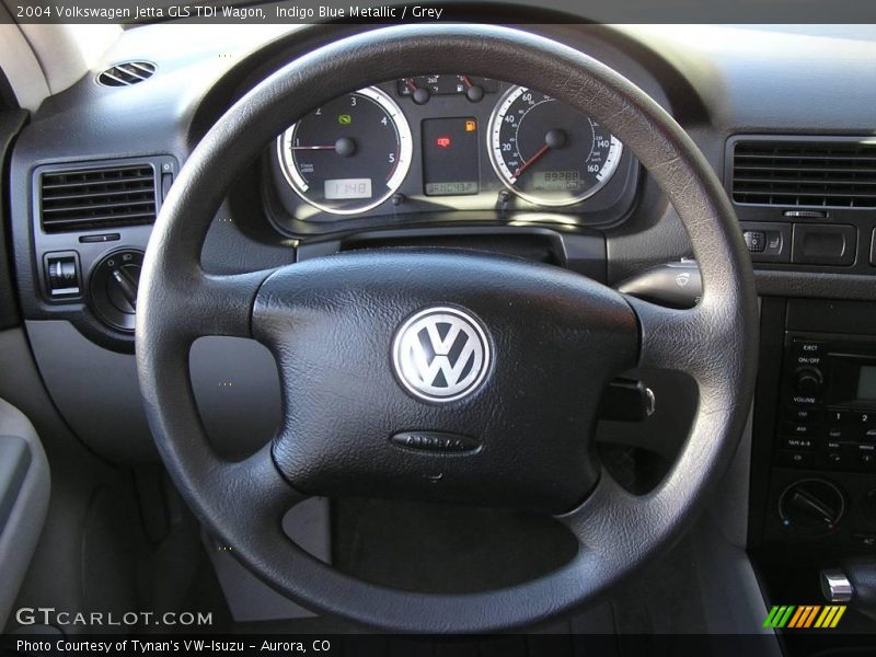 Indigo Blue Metallic / Grey 2004 Volkswagen Jetta GLS TDI Wagon