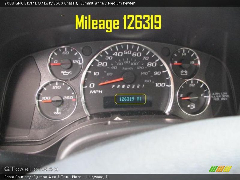 Summit White / Medium Pewter 2008 GMC Savana Cutaway 3500 Chassis