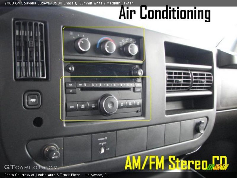 Summit White / Medium Pewter 2008 GMC Savana Cutaway 3500 Chassis