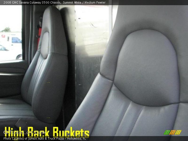 Summit White / Medium Pewter 2008 GMC Savana Cutaway 3500 Chassis