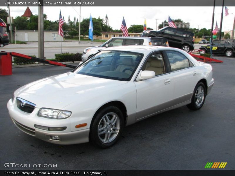 Snow White Pearl Mica / Beige 2000 Mazda Millenia