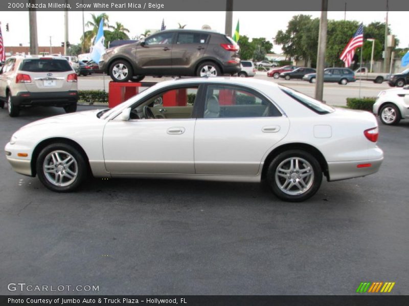 Snow White Pearl Mica / Beige 2000 Mazda Millenia