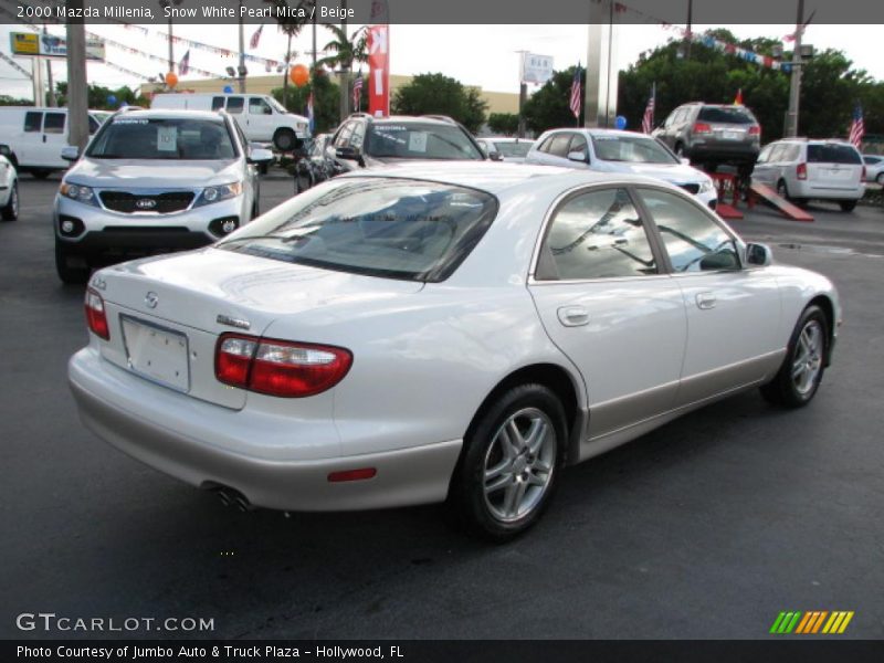 Snow White Pearl Mica / Beige 2000 Mazda Millenia