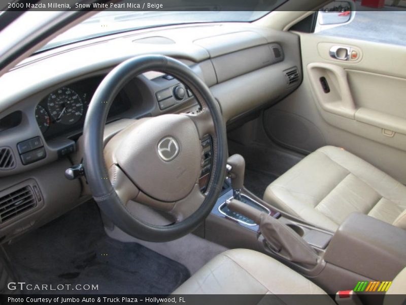 Snow White Pearl Mica / Beige 2000 Mazda Millenia
