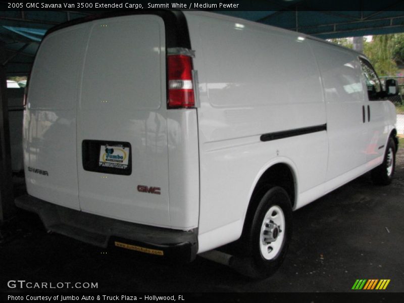 Summit White / Medium Pewter 2005 GMC Savana Van 3500 Extended Cargo