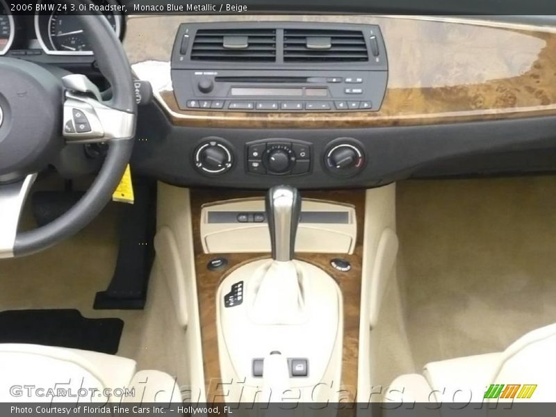 Monaco Blue Metallic / Beige 2006 BMW Z4 3.0i Roadster