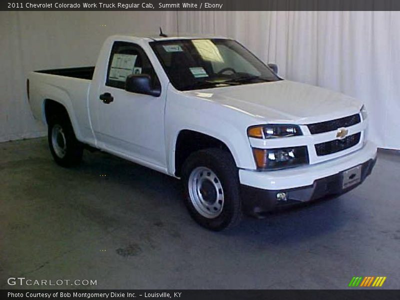 Summit White / Ebony 2011 Chevrolet Colorado Work Truck Regular Cab