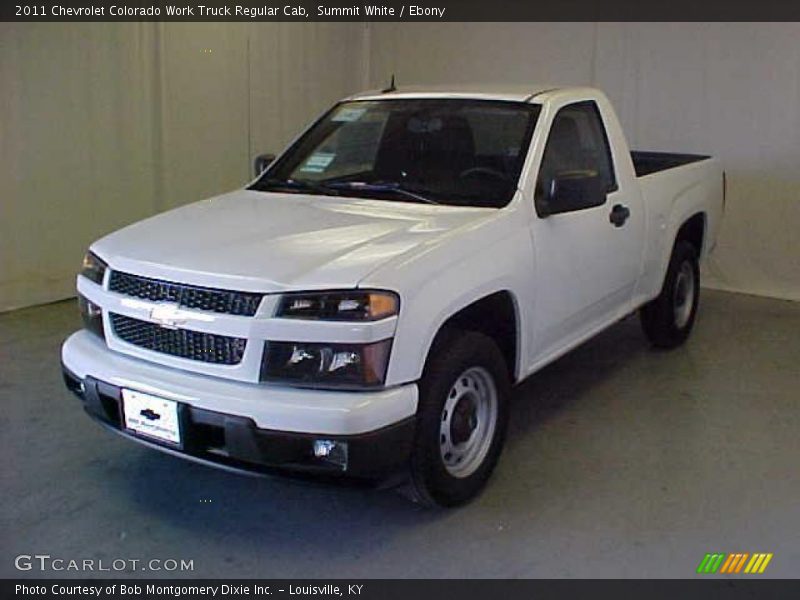 Summit White / Ebony 2011 Chevrolet Colorado Work Truck Regular Cab
