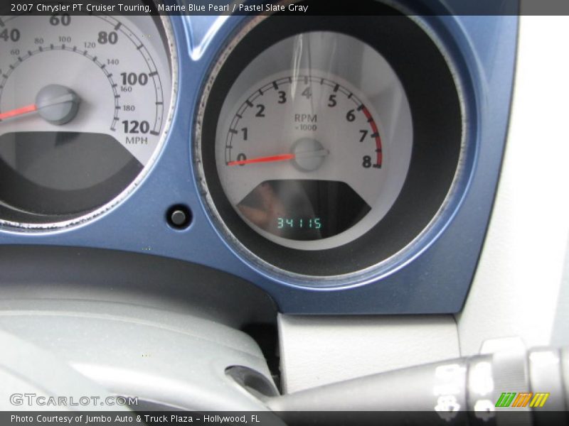 Marine Blue Pearl / Pastel Slate Gray 2007 Chrysler PT Cruiser Touring