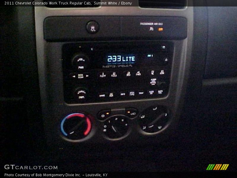 Controls of 2011 Colorado Work Truck Regular Cab