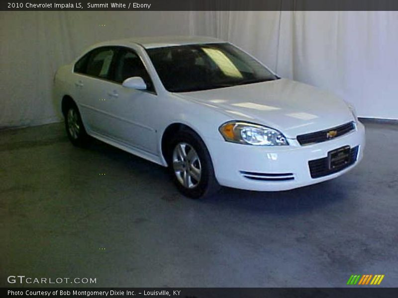 Summit White / Ebony 2010 Chevrolet Impala LS