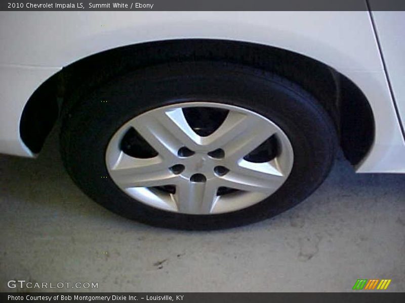 Summit White / Ebony 2010 Chevrolet Impala LS