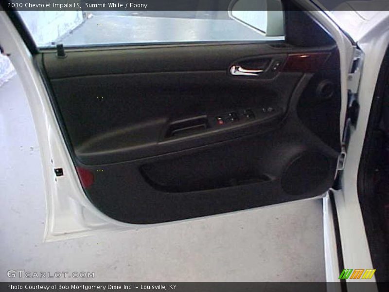 Summit White / Ebony 2010 Chevrolet Impala LS