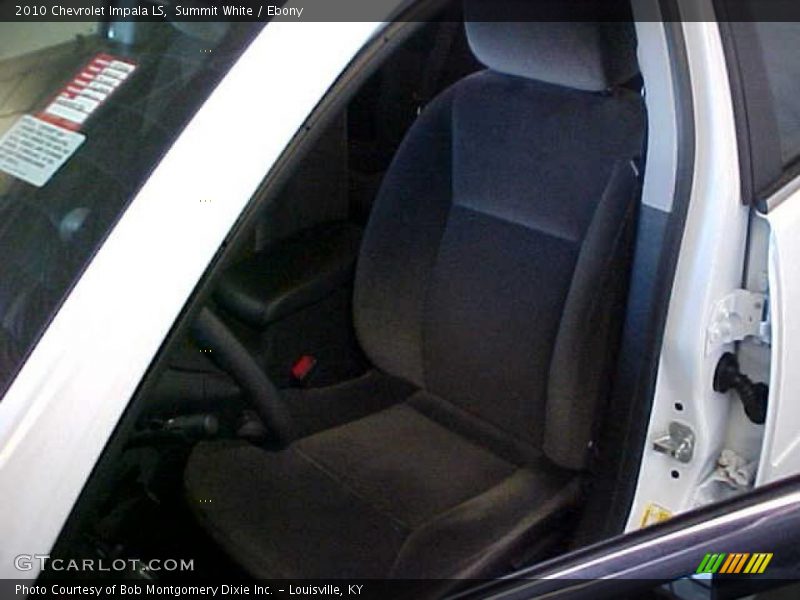 Summit White / Ebony 2010 Chevrolet Impala LS