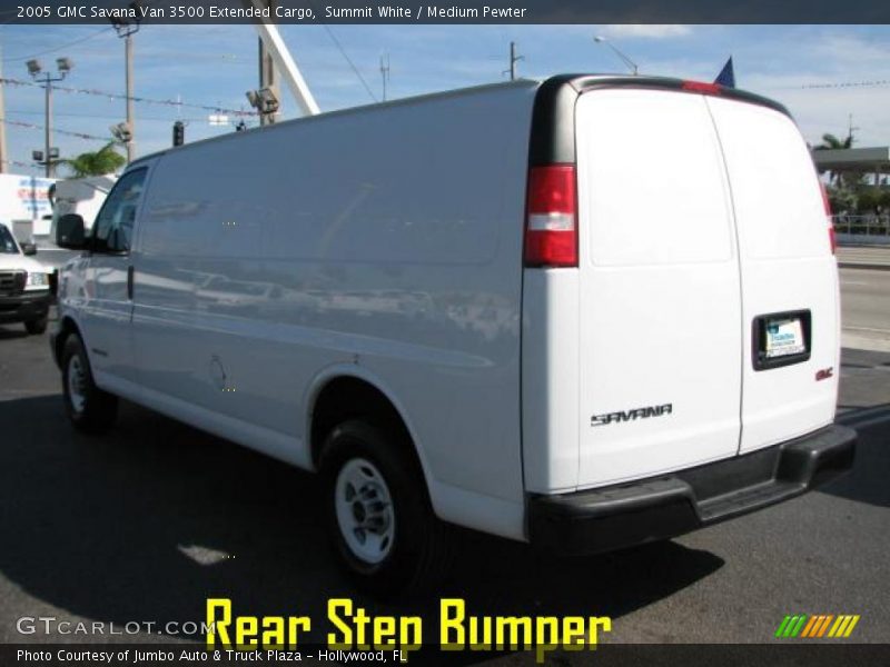 Summit White / Medium Pewter 2005 GMC Savana Van 3500 Extended Cargo