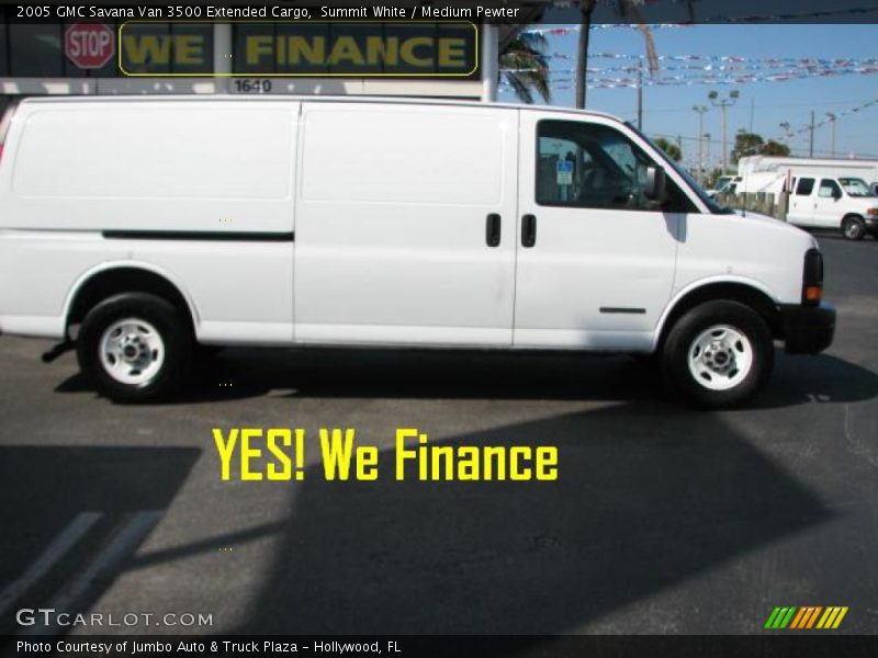 Summit White / Medium Pewter 2005 GMC Savana Van 3500 Extended Cargo