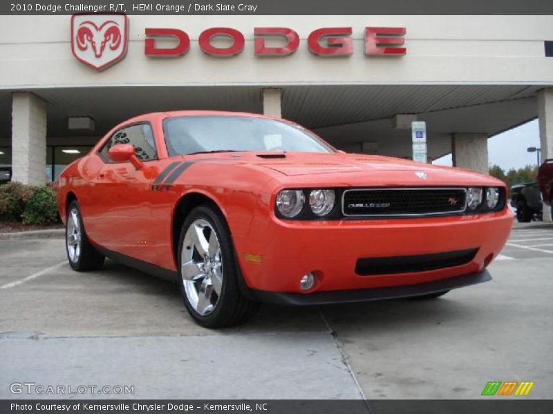 HEMI Orange / Dark Slate Gray 2010 Dodge Challenger R/T