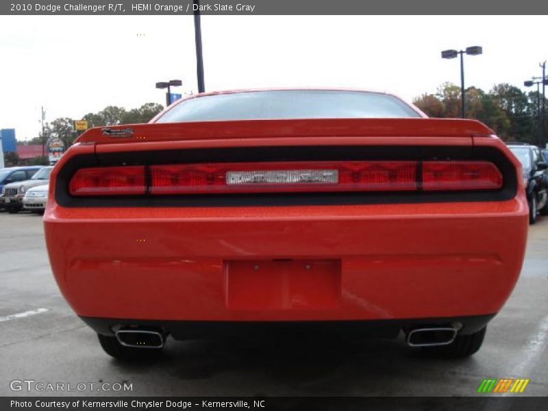 HEMI Orange / Dark Slate Gray 2010 Dodge Challenger R/T