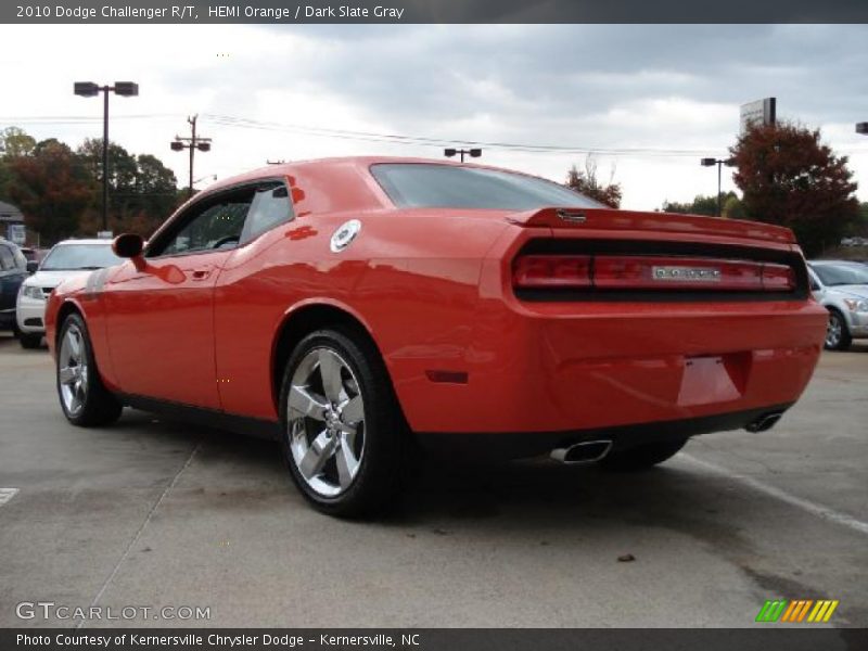 HEMI Orange / Dark Slate Gray 2010 Dodge Challenger R/T