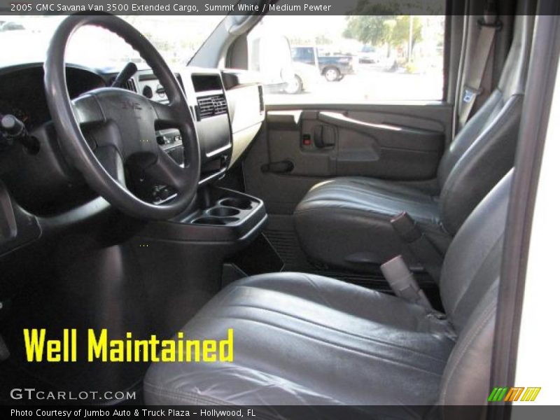 Summit White / Medium Pewter 2005 GMC Savana Van 3500 Extended Cargo