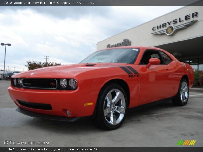HEMI Orange / Dark Slate Gray 2010 Dodge Challenger R/T