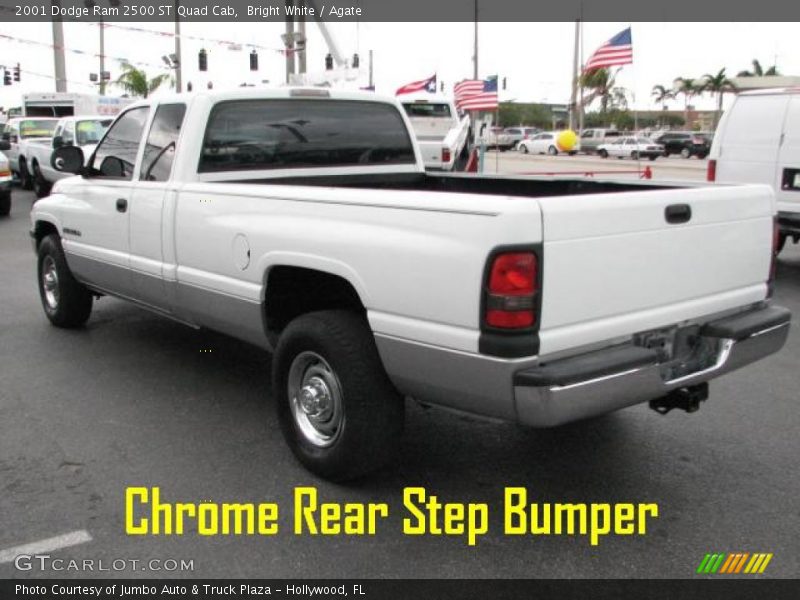 Bright White / Agate 2001 Dodge Ram 2500 ST Quad Cab