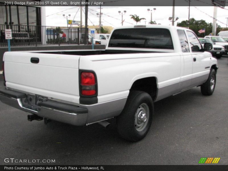 Bright White / Agate 2001 Dodge Ram 2500 ST Quad Cab