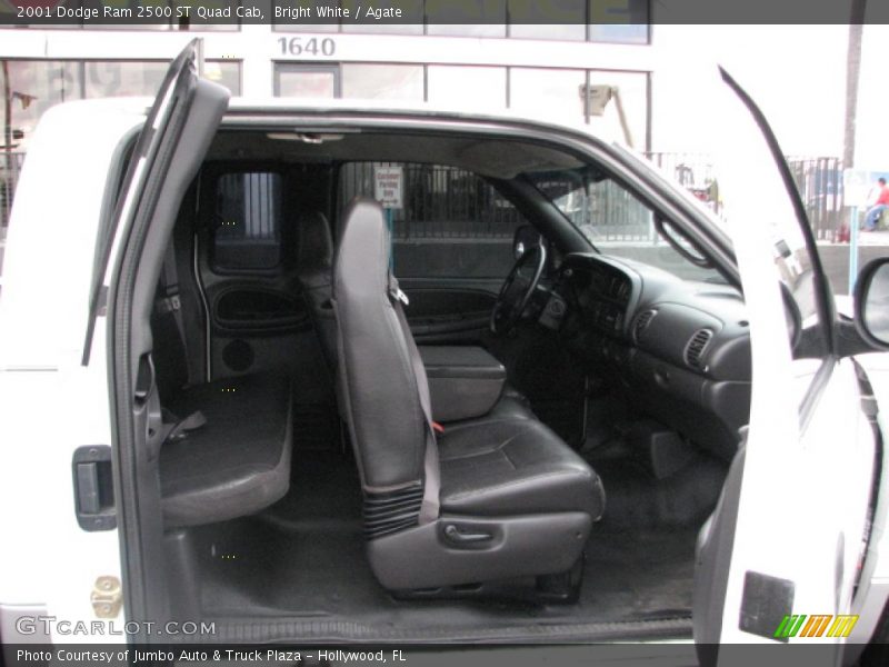 Bright White / Agate 2001 Dodge Ram 2500 ST Quad Cab