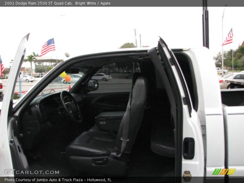 Bright White / Agate 2001 Dodge Ram 2500 ST Quad Cab