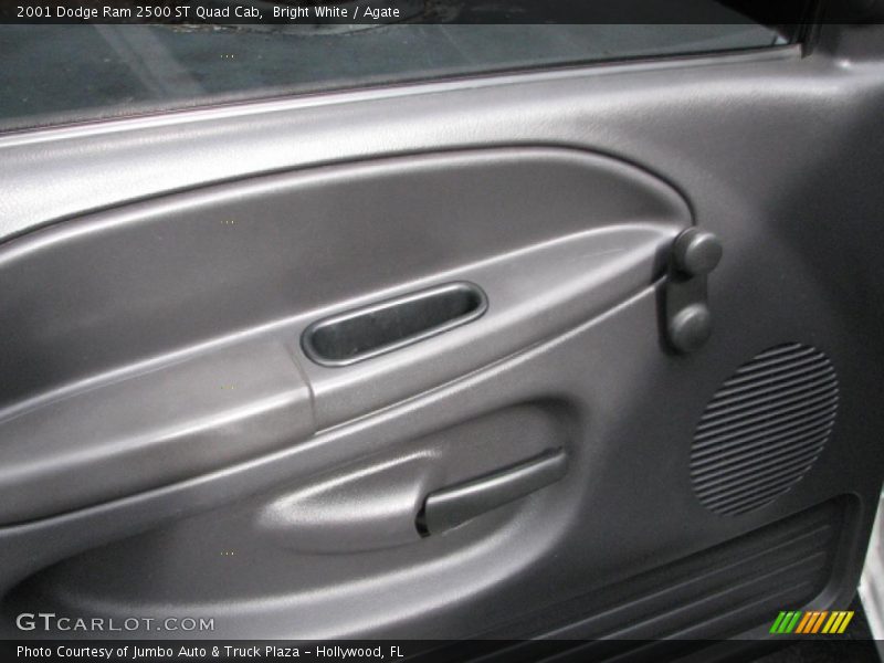Bright White / Agate 2001 Dodge Ram 2500 ST Quad Cab