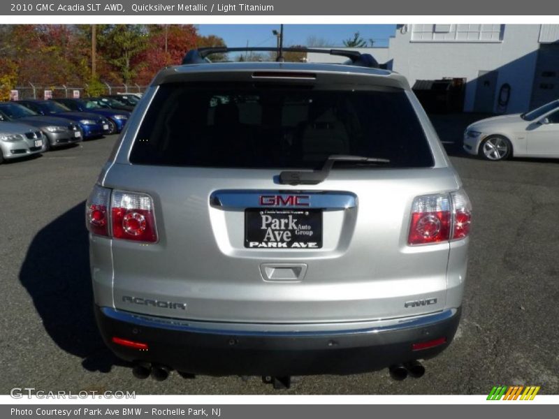 Quicksilver Metallic / Light Titanium 2010 GMC Acadia SLT AWD