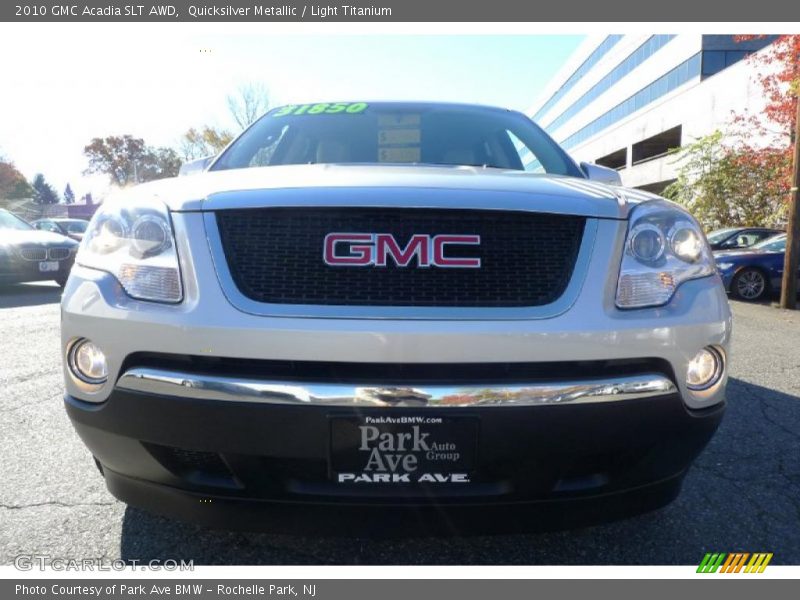 Quicksilver Metallic / Light Titanium 2010 GMC Acadia SLT AWD