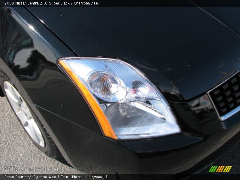 Super Black / Charcoal/Steel 2008 Nissan Sentra 2.0