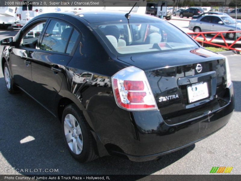 Super Black / Charcoal/Steel 2008 Nissan Sentra 2.0