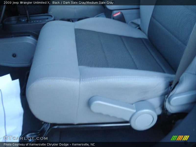 Black / Dark Slate Gray/Medium Slate Gray 2009 Jeep Wrangler Unlimited X