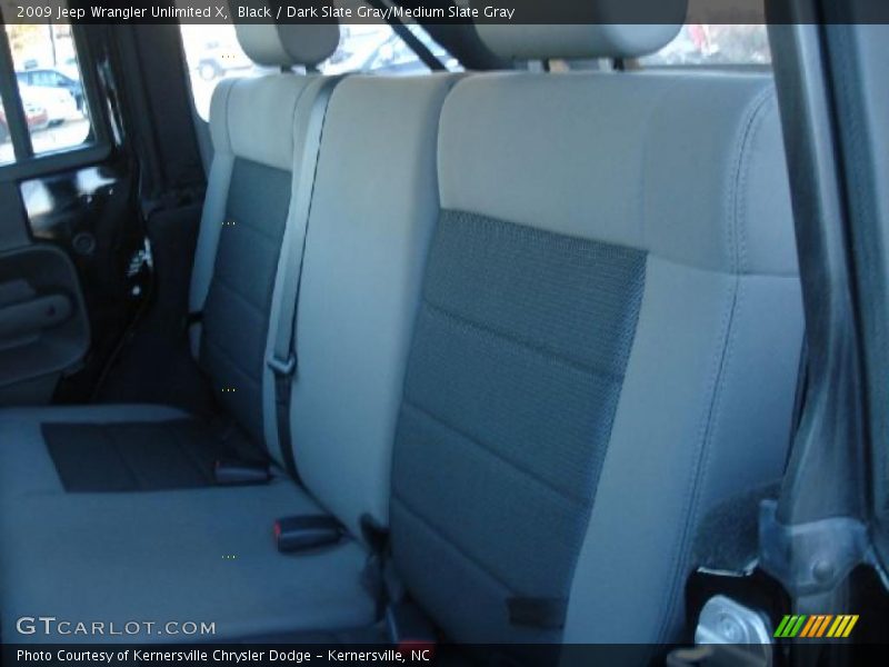 Black / Dark Slate Gray/Medium Slate Gray 2009 Jeep Wrangler Unlimited X