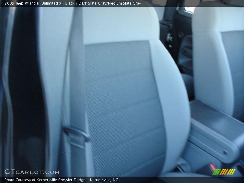 Black / Dark Slate Gray/Medium Slate Gray 2009 Jeep Wrangler Unlimited X