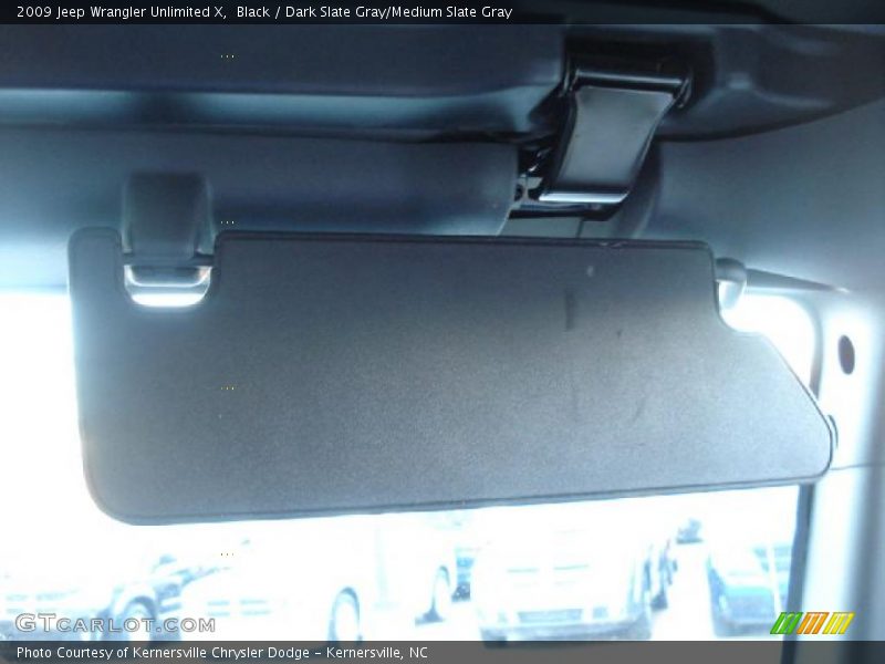 Black / Dark Slate Gray/Medium Slate Gray 2009 Jeep Wrangler Unlimited X