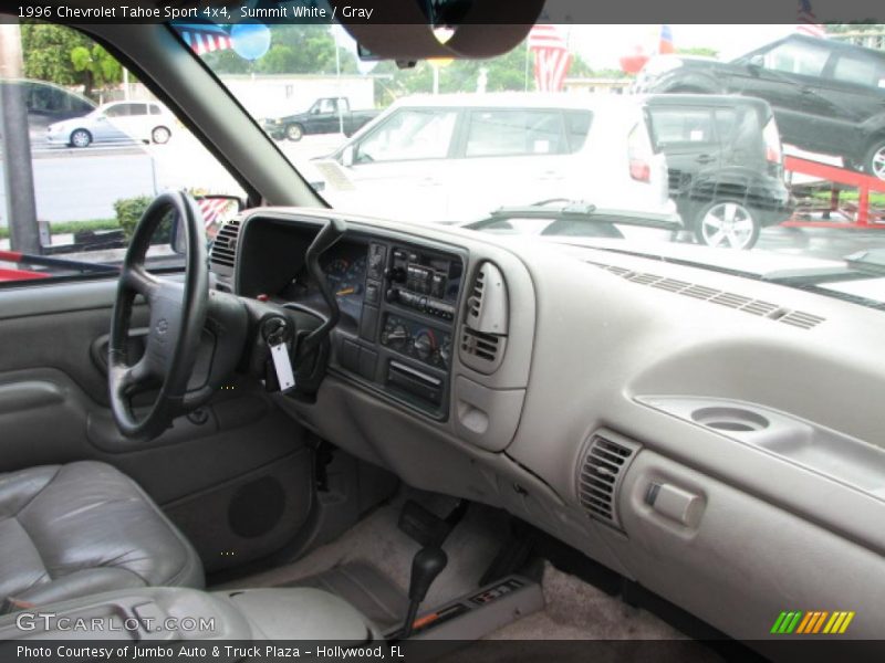 Summit White / Gray 1996 Chevrolet Tahoe Sport 4x4