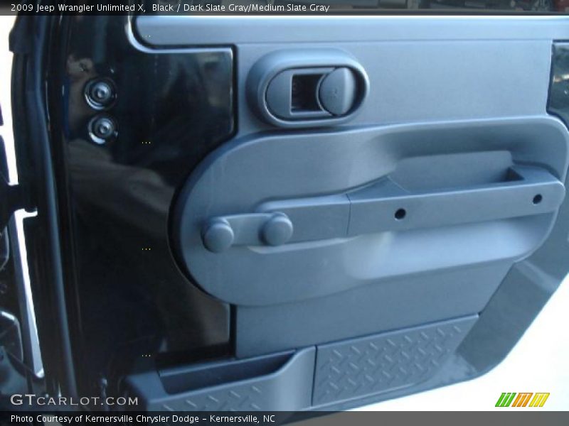 Black / Dark Slate Gray/Medium Slate Gray 2009 Jeep Wrangler Unlimited X
