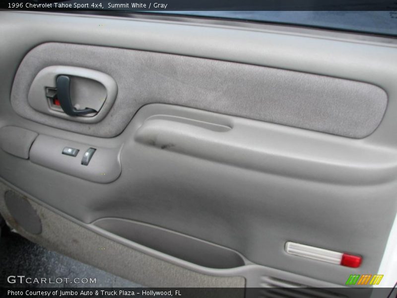 Summit White / Gray 1996 Chevrolet Tahoe Sport 4x4