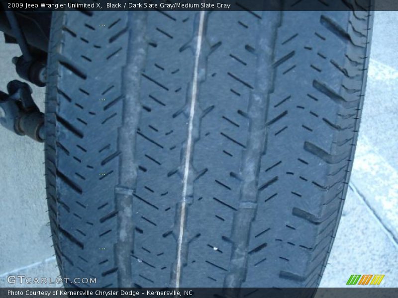 Black / Dark Slate Gray/Medium Slate Gray 2009 Jeep Wrangler Unlimited X