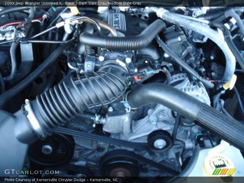 Black / Dark Slate Gray/Medium Slate Gray 2009 Jeep Wrangler Unlimited X