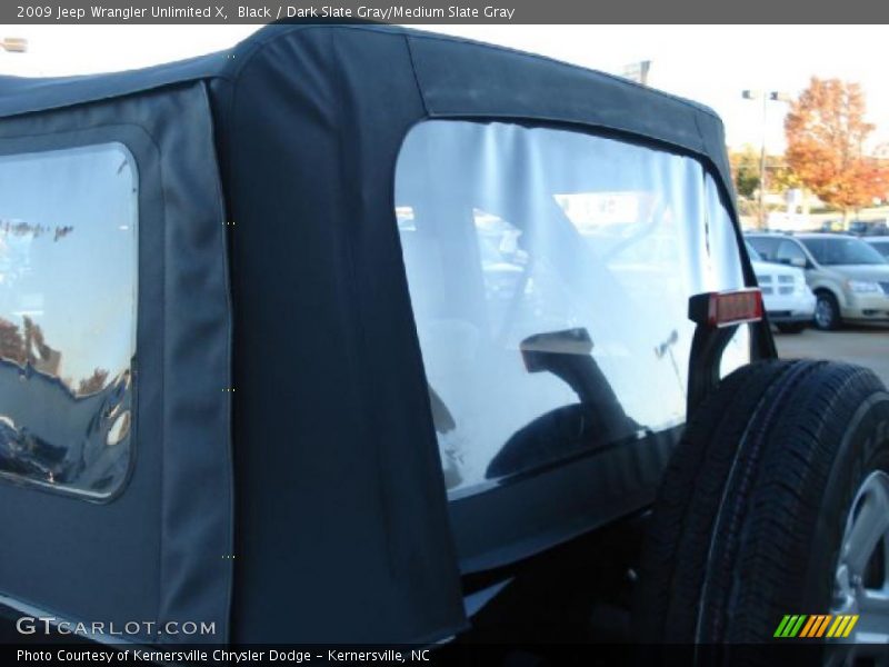 Black / Dark Slate Gray/Medium Slate Gray 2009 Jeep Wrangler Unlimited X